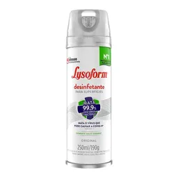 Desinfetante Lysoform Original Superfícies Aerossol 250ml