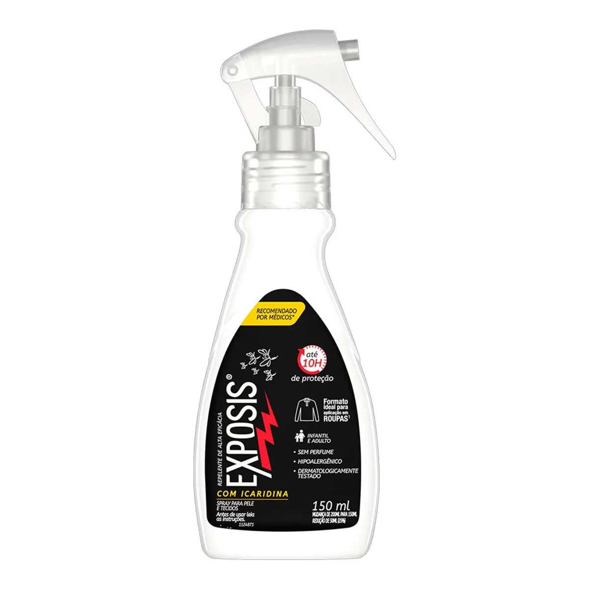 Repelente Exposis Spray Sem Perfume com Icaridina 150ml