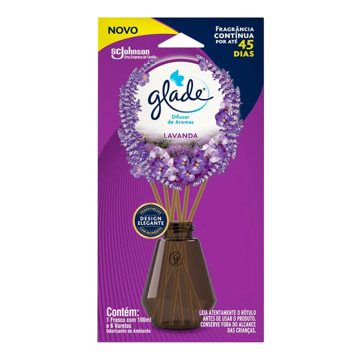 Difusor de Aromas Glade Lavanda 100ml