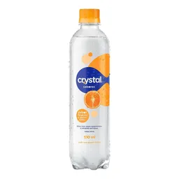 Água Saborizada Com Gás Crystal Tangerina E Capim-Limão 510ml