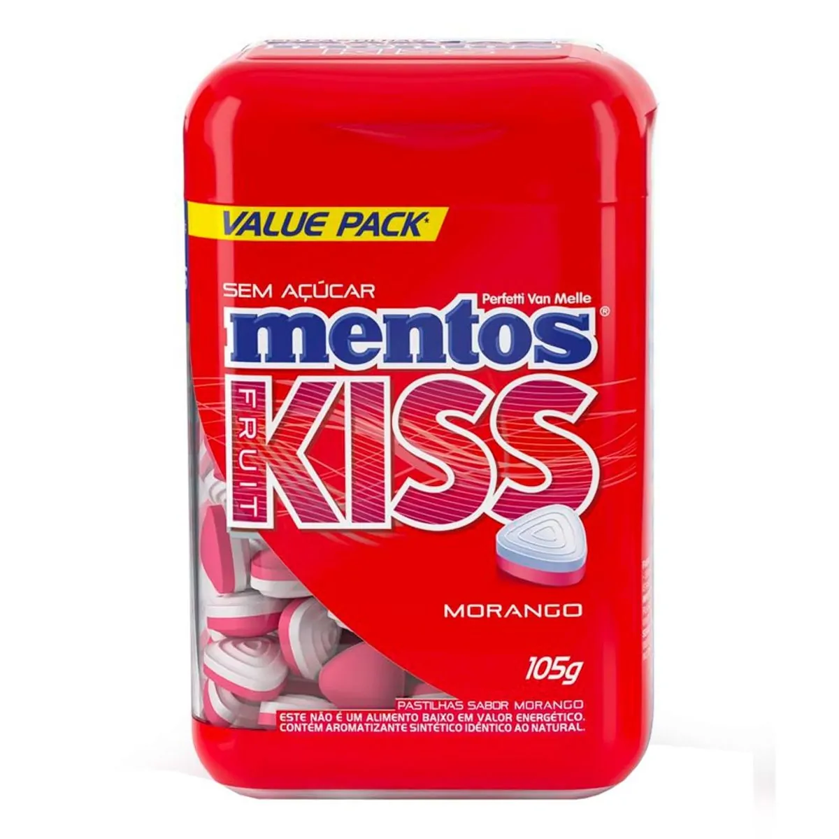 Goma de Mascar Mentos Bottle Strawberry 105g