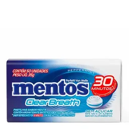 Pastilha Mentos Clear Breath Peppermint 35g