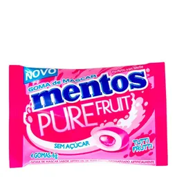 Chiclete Mentos Pure Fruit Tutti Frutti Sem Açúcar 4 Unidades