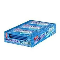 Chicletes Pure Fresh sabor White Peppermint caixa c/15 unidades de 8,5g - Mentos