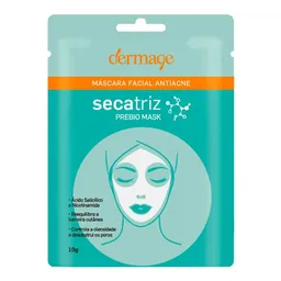 Máscara Facial Antiacne Dermage Secatriz Prebio 10g