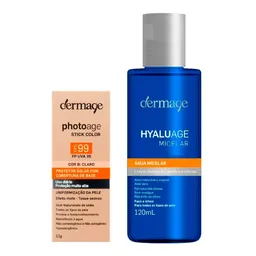Protetor Solar Facial Dermage FPS 99 Photoage Color Claro 12g Stick