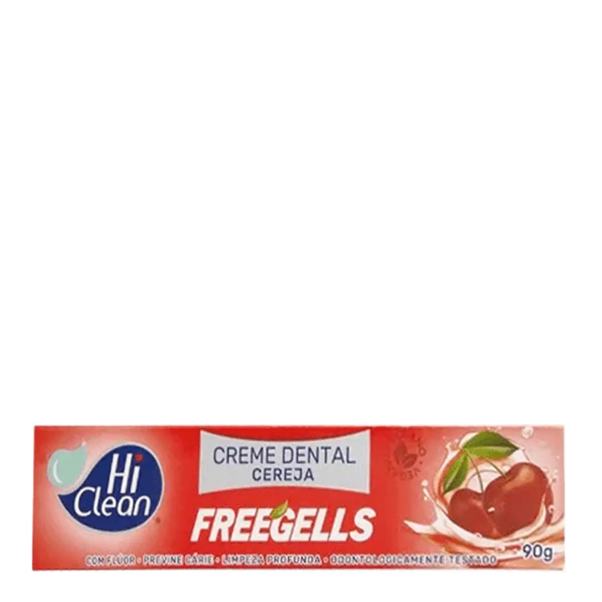 Pasta de Dente Hi Clean Freegells Cereja 90g