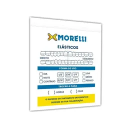 Embalagem Para Elásticos Ortodônticos Zip Bag - Morelli - 26.2154
