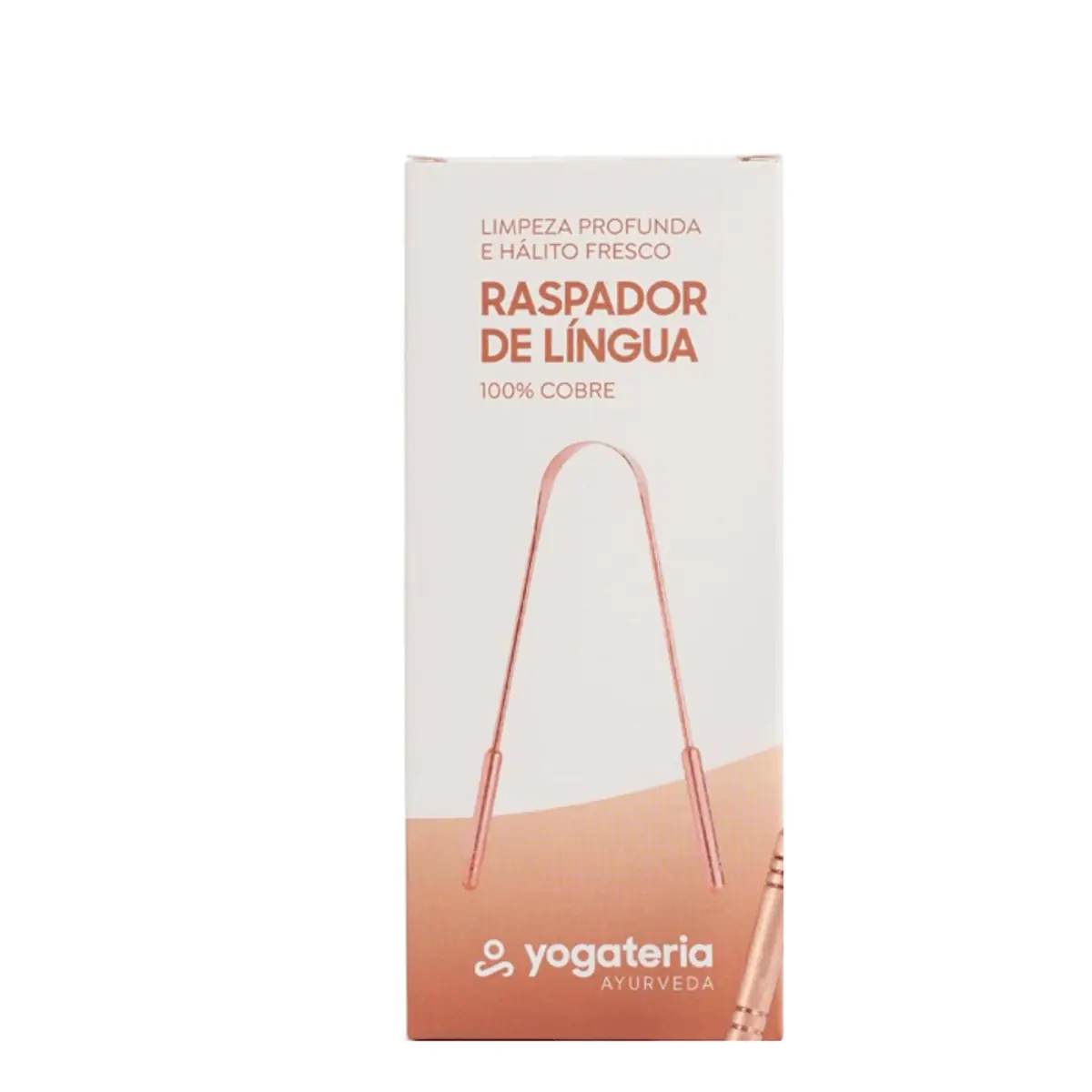 Raspador de Lingua Yogateria De Cobre 1 Unidade