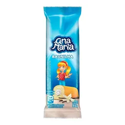 Bolo Ana Maria Baunilha Recheio Baunilha 35g