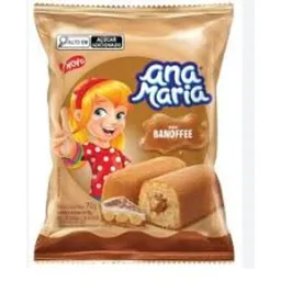 Bolinho sabor banoffee 70g - Ana Maria