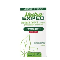 Expectorante e Fitoterápico Expec Hedra 7mg/ml 100ml
