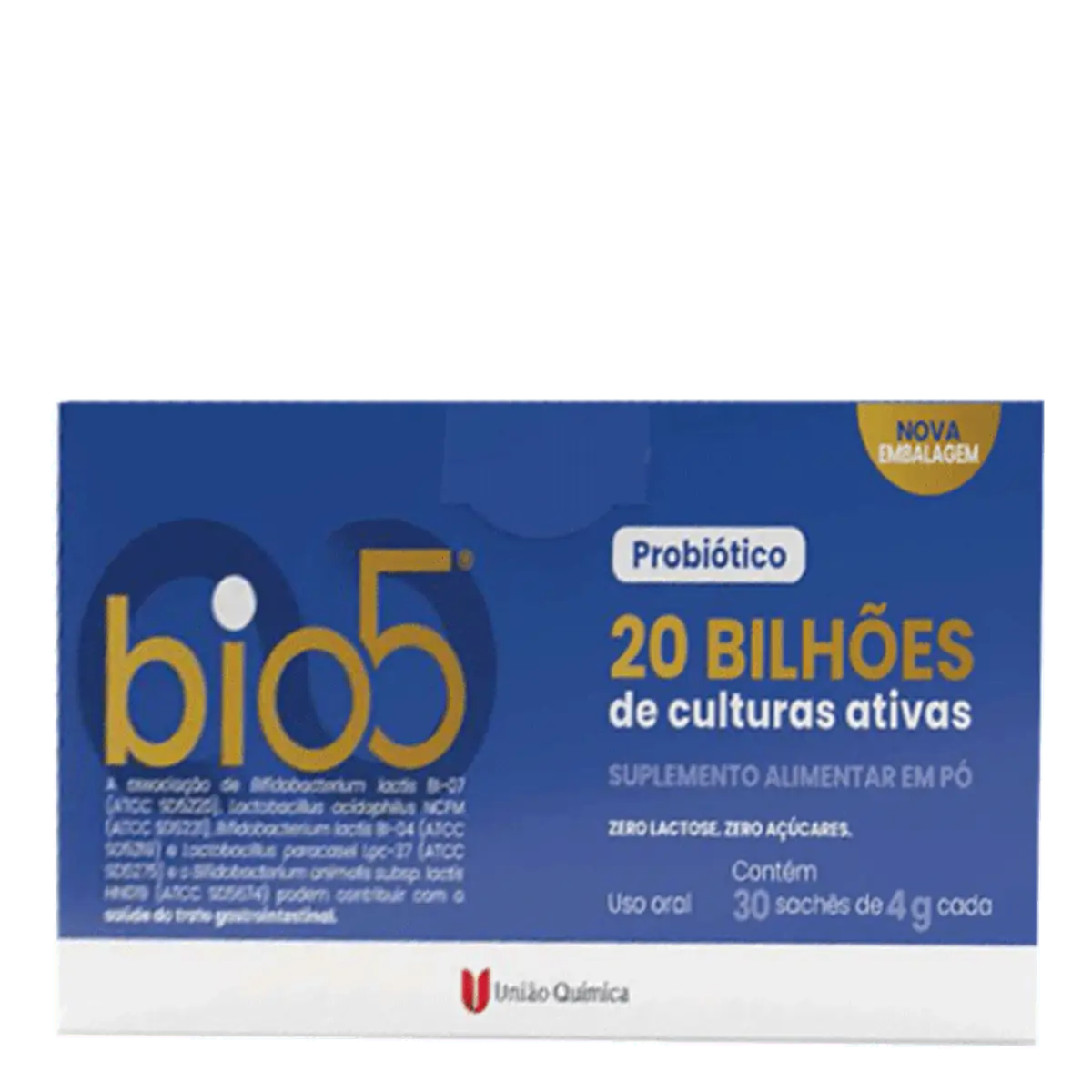 Probiótico Bio 5 Uniao Química 30 Saches de 4g