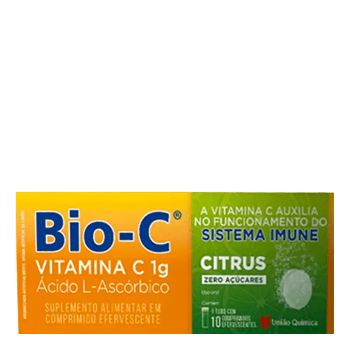 Suplemento Vitamínico Bio-C Vitamina C 1g Citrus 10 Comprimidos Efervescente