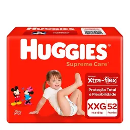 Fralda Huggies Supreme Care XXG 52 Unidades
