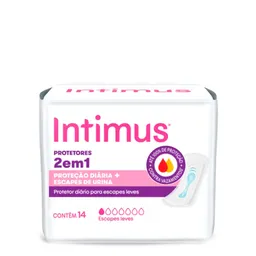 Absorvente Protetor Diário Intimus 2 em 1 14 Unidades