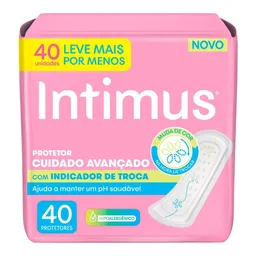 Absorvente Protetor Diário Intimus® com indicador de troca 40 Unidades