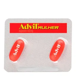 Analgésico e Anti-inflamatório Advil Mulher 400mg 2 Cápsulas