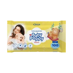 Baby Poppy Toalhas Umedecidas Classic 100 unidades