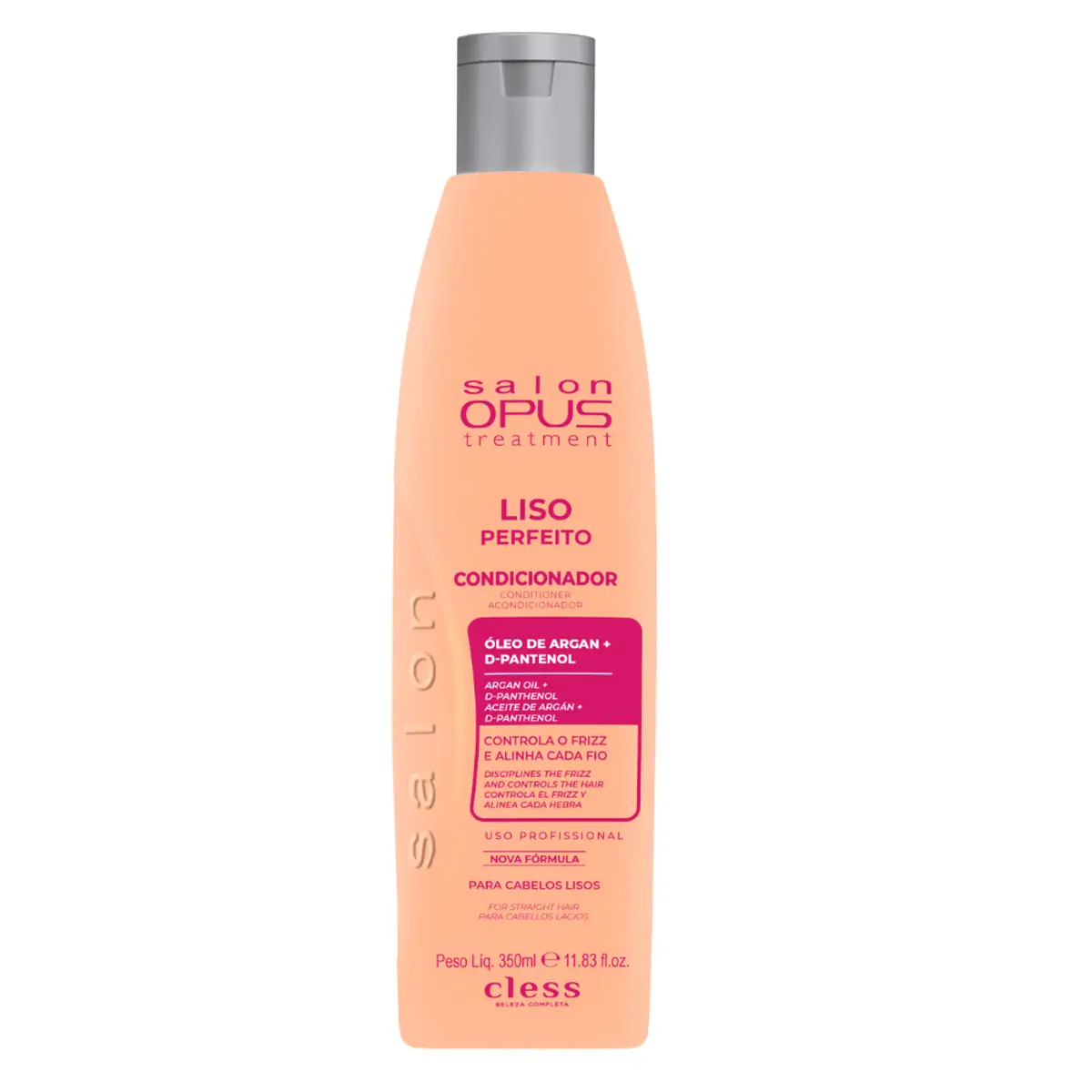 Condicionador  Liso Perfeito Salon Opus 350ml - Condicionador Liso Perfeito Salon Opus 350ml