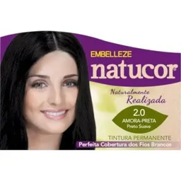 Tintura Natucor Unit 2.0 Amora Preta - Preto Suave - Tintura Natucor Unit 2.0 Amora Preta - preto su
