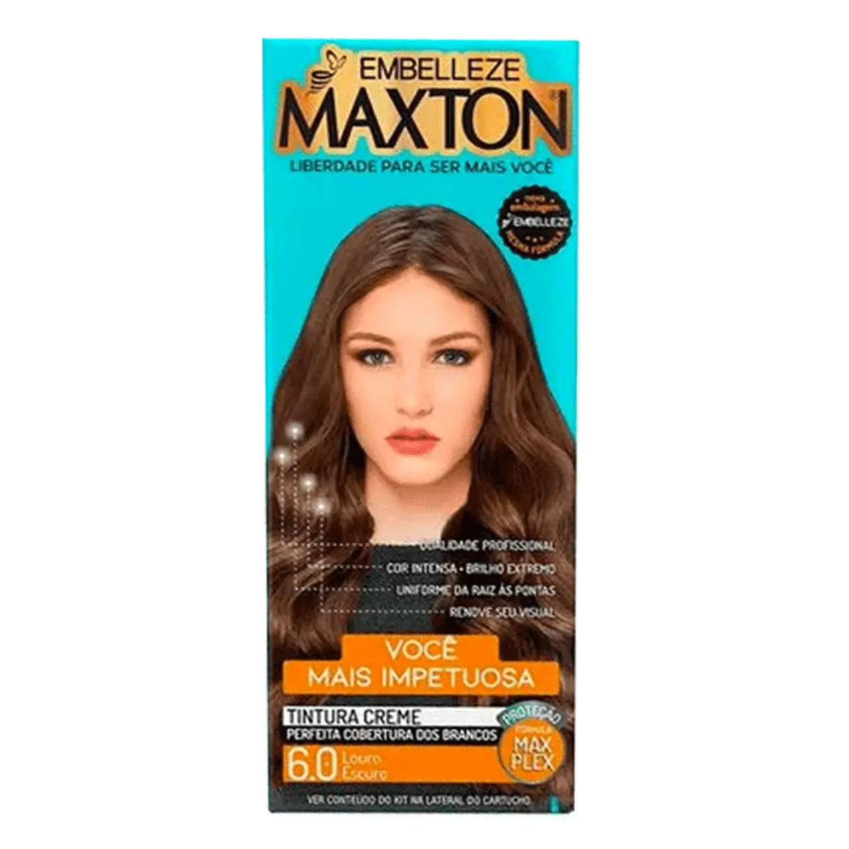 Tinta de Cabelo Embelleze Maxton Creme 6.0 Louro Escuro