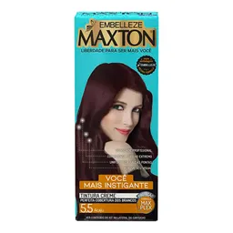 Coloração Permanente Maxton Embelleze Acajú Ruiva Mais Instigante 5.5 1 Unidade