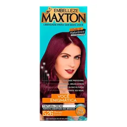 Tinta de Cabelo Embelleze Maxton 5.26 Castanho Marsala Escuro