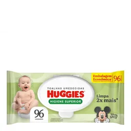 Lenço Umedecido Huggies Higiene Superior 96 Unidades