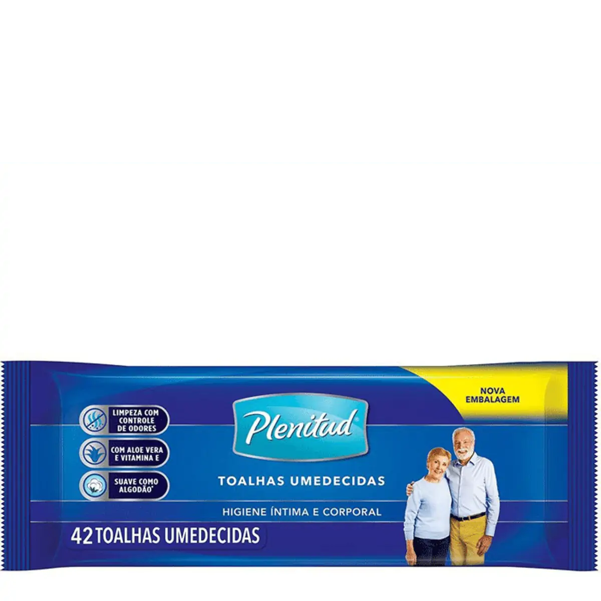 Toalha Umedecida Plenitud 42 Unidades