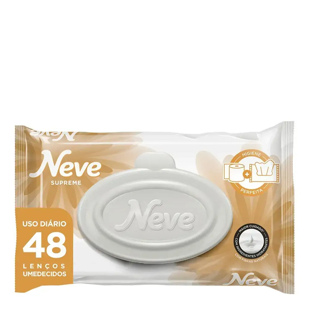 Lenços Umedecidos Neve Supreme 48 Unidades