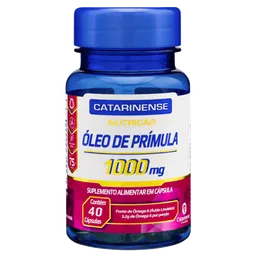 Óleo de Prímula 1000mg Catarinense 40 Cápsulas