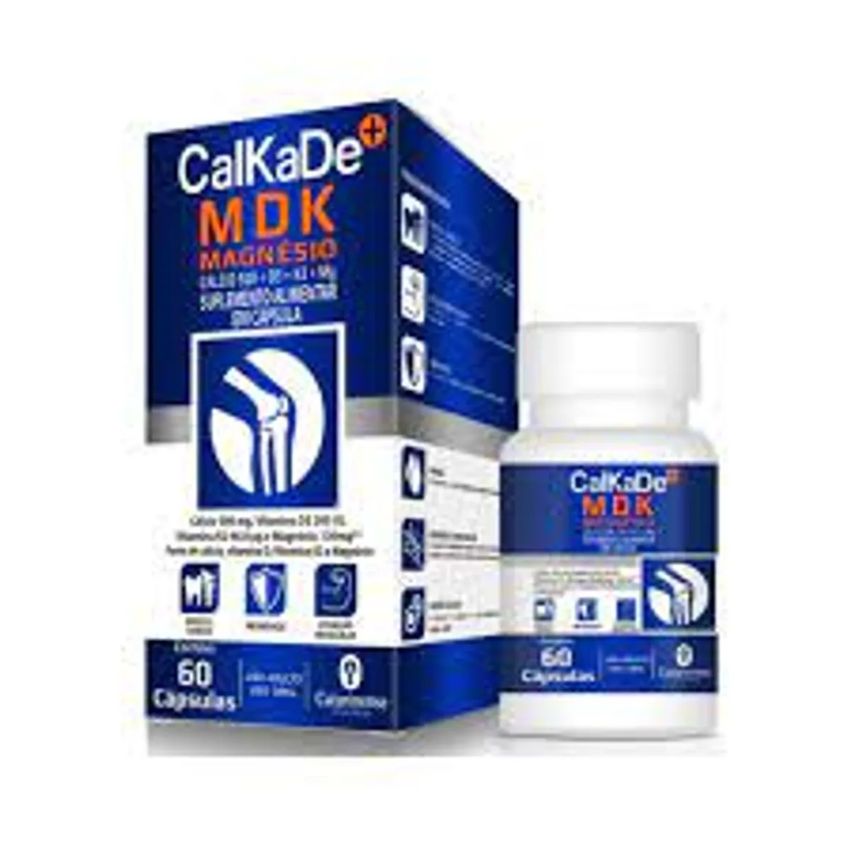 Calkade MDK Magnésio 60 Cápsulas