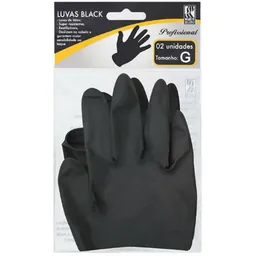 Luvas Black Marco Boni 1497 Tamanho Grande C/ 2 Unidades