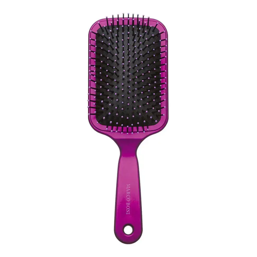 Escova De Cabelo Marco Boni Uso Diário Raquete Deluxe Cores Sortidas