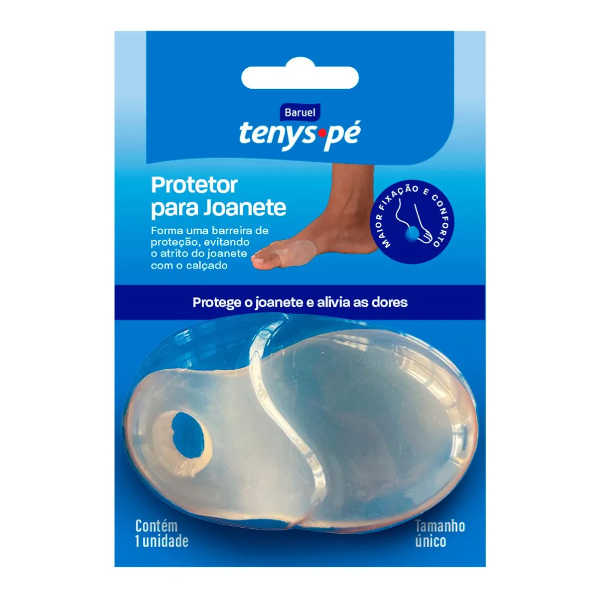 Protetor para Joanete Tenys Pé Tamanho Único - 1 Par