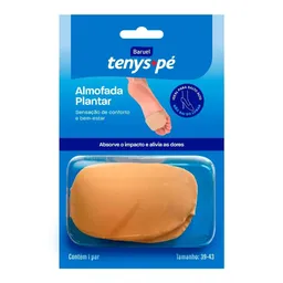Almofada Tenys Pé Baruel Absorve Impacto e Alivia Tamanho 39 - 43