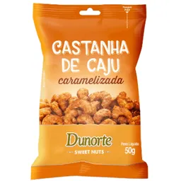 Castanha de caju caramelizada com 50g - Dunorte