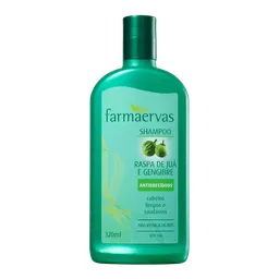 Farmaervas Raspa de Juá e Gengibre - Shampoo Antirresíduo 320ml