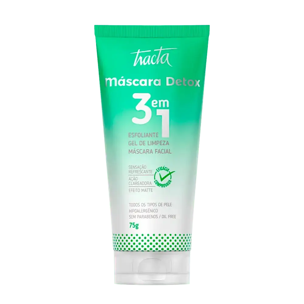 Tracta Detox 3x1 - Máscara Facial 75g