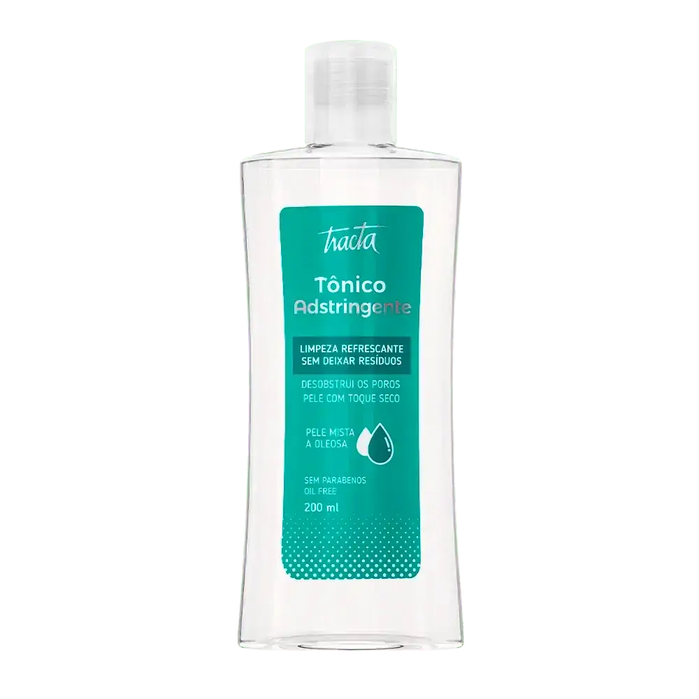 Tracta Adstringente Pele Mista e Oleosa - Tônico Facial 200ml