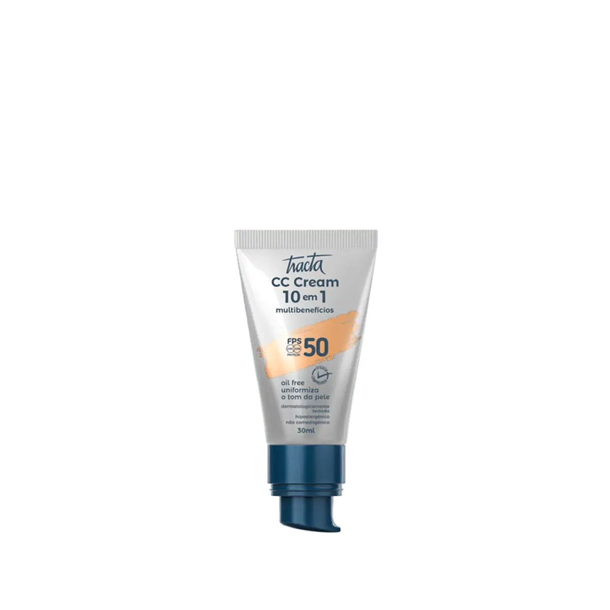 Tracta 10 em 1 Multibenefícios FPS50 - CC Cream 30ml - Tcream01