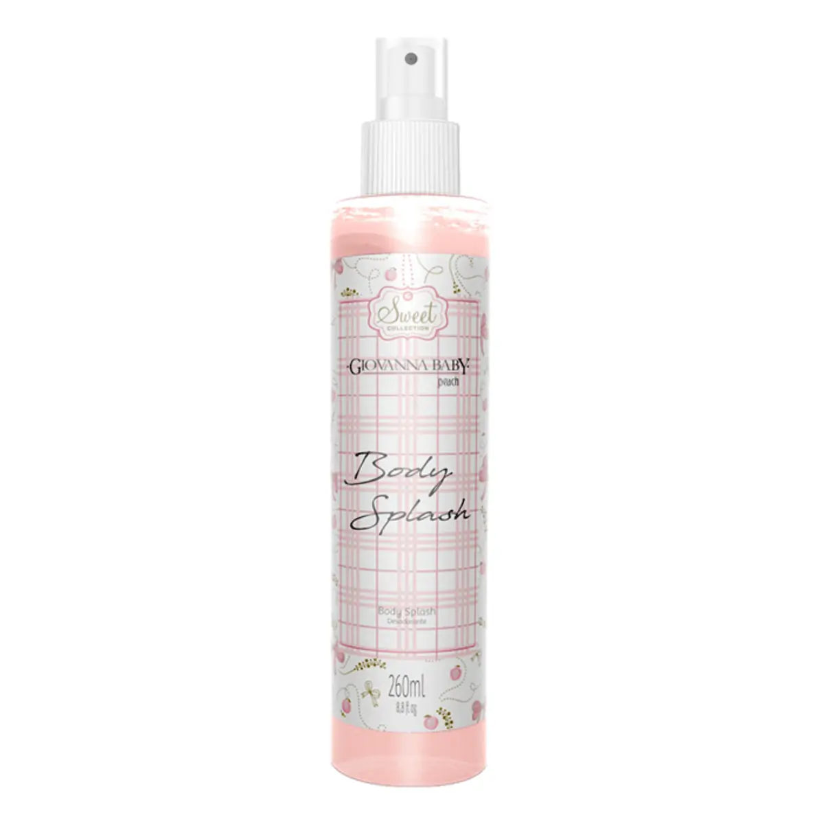 Body Splash Peach Giovanna Baby Sweet Collection 260ml Spray