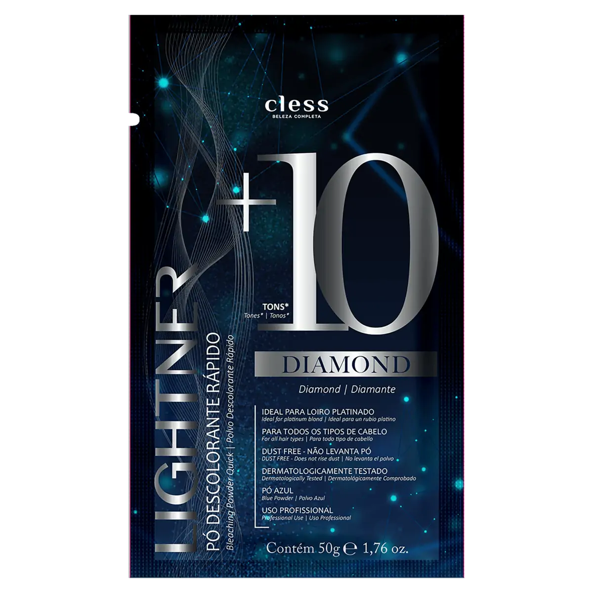 Descolorante em Pó Cless Lightner Diamond +10 50g