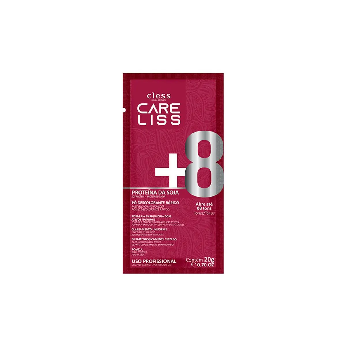 Care Liss Pó Descolorante Proteínas da Soja 20g