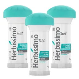Desodorante em Creme Herbíssimo Twist Neutro 45g