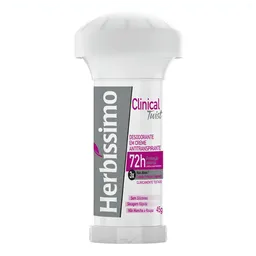 Desodorante Twist Antitranspirante Herbíssimo Clinical Rosa 45G