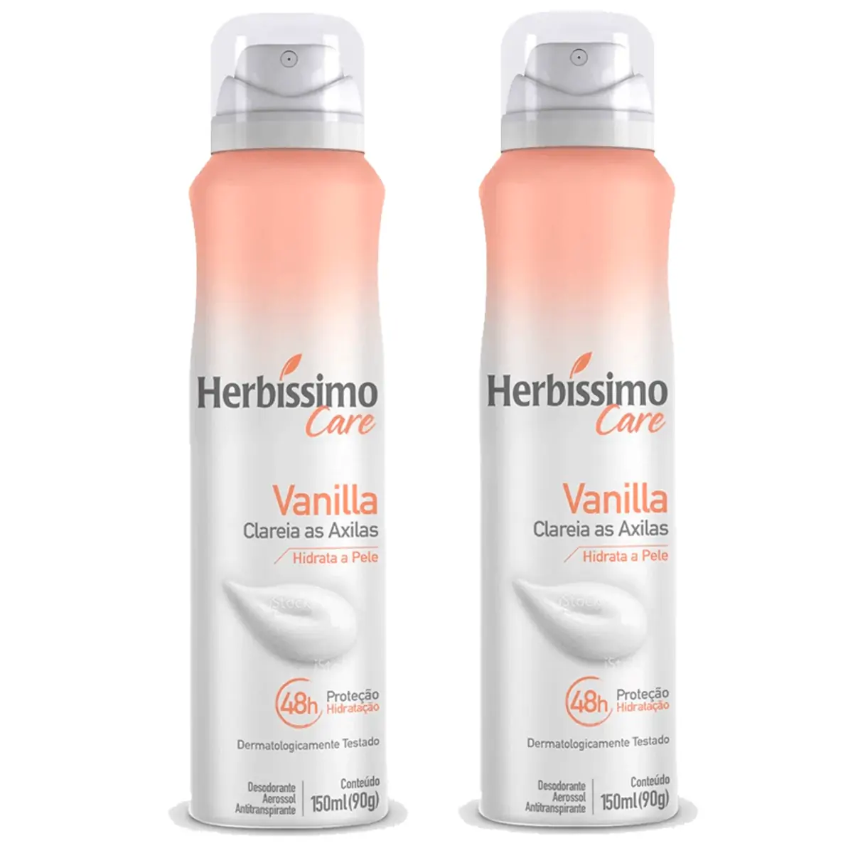 Desodorante Aerossol Antitranspirante Herbissimo Care Vanilla