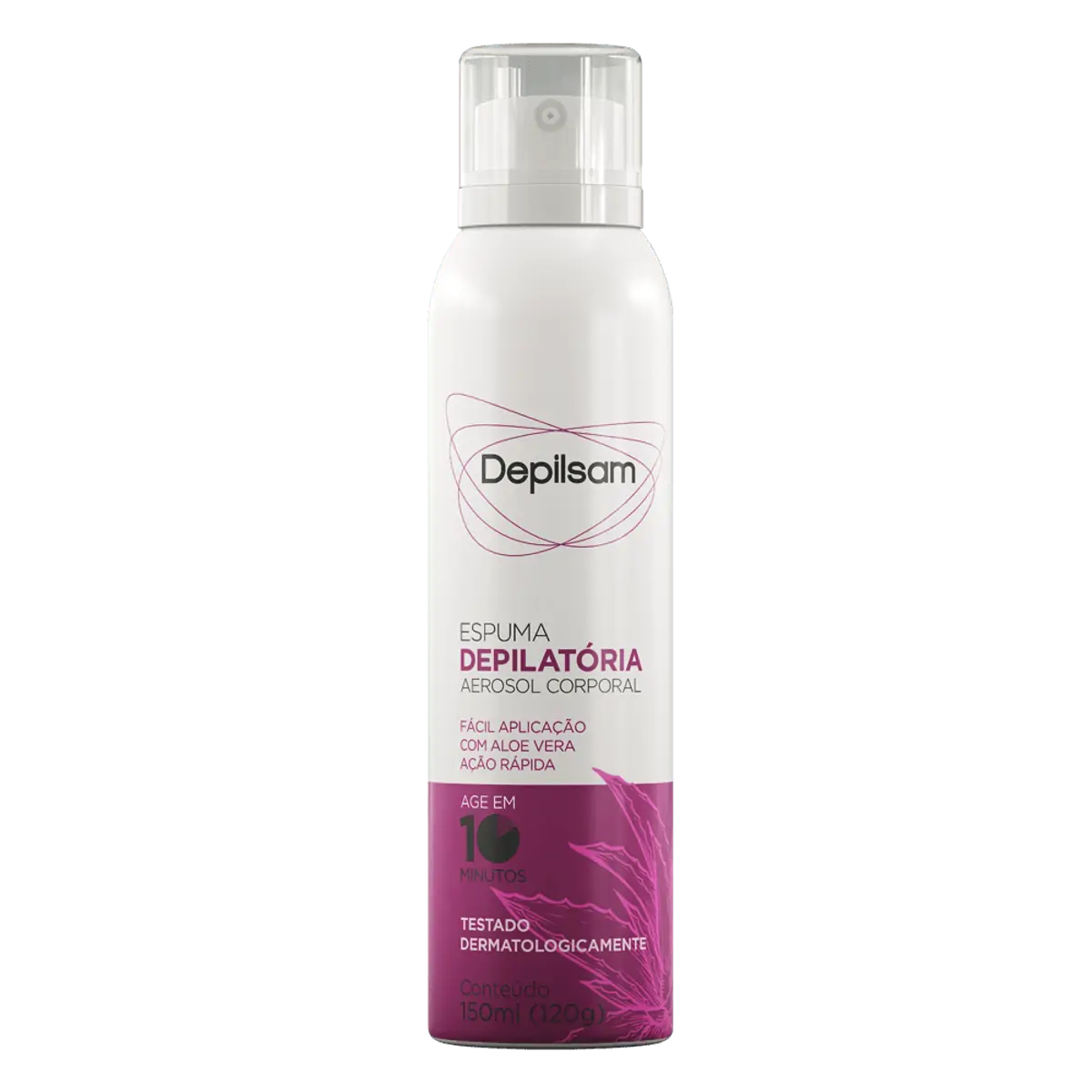 Spray Depilatório Depilsam Corpo Aerosol 150Ml