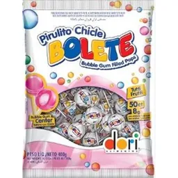 Pirulito sabor Tutti-Frutti Pacote com 400g - Bolete